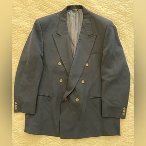 Givenchy Navy Double-Breasted Blazer